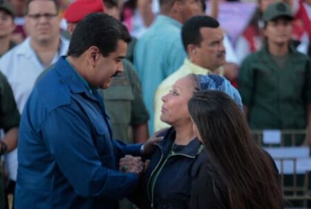 Nicolás Maduro y Piedad Córdoba