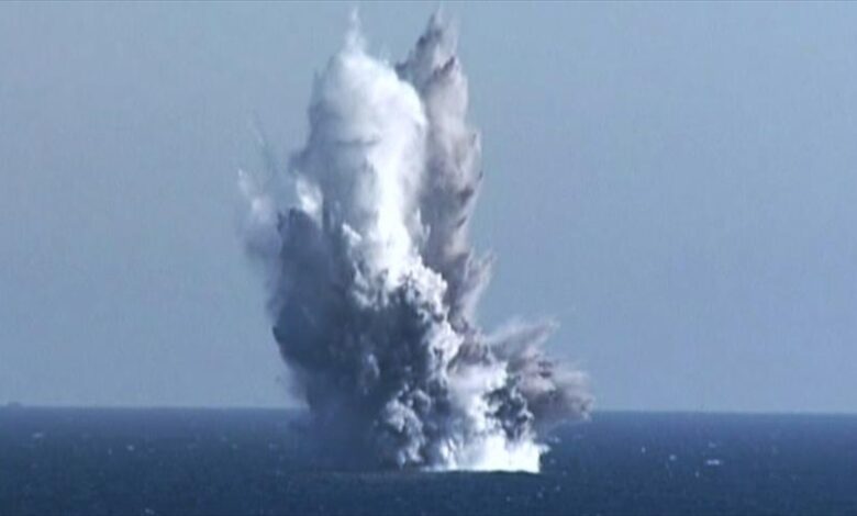 Corea del Norte prueba "sistema de armas nucleares submarinas"