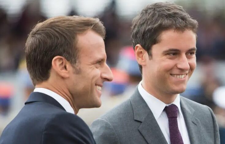 Macron nombra a Gabriel Attal primer ministro de Francia