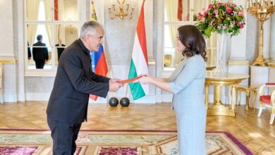 Embajador José Rivero se acredita ante presidenta de Hungría