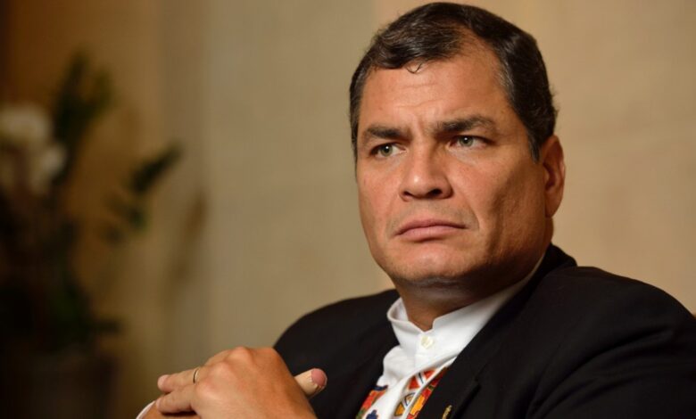 Rafael Correa denuncia "infiltración" del crimen organizado en el Estado