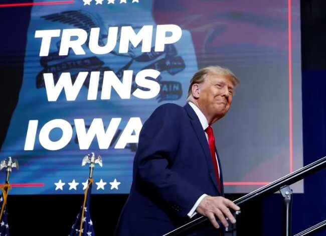 Donald Trump gana los caucus en Iowa