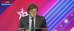 Javier Milei llevó a Washington su clásico repertorio en contra del “socialismo”