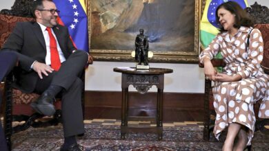 Venezuela recibe a la embajadora de Brasil, Glivânia de Oliveira