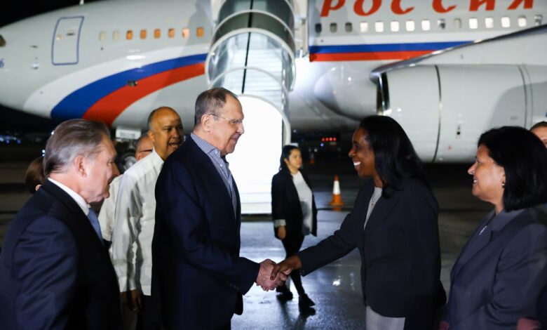 Canciller ruso Serguéi Lavrov inica en Cuba gira latinoamericana
