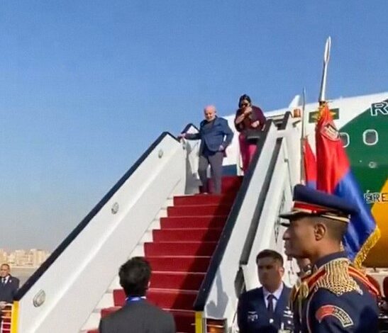 Lula da Silva llega a Egipto para visita oficial