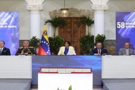 Rodríguez: "Acuerdo de Ginebra llama a garantizar la convivencia"