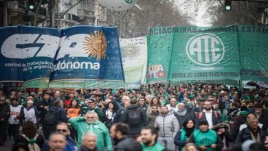 Inicia paro nacional de trabajadores en Argentina