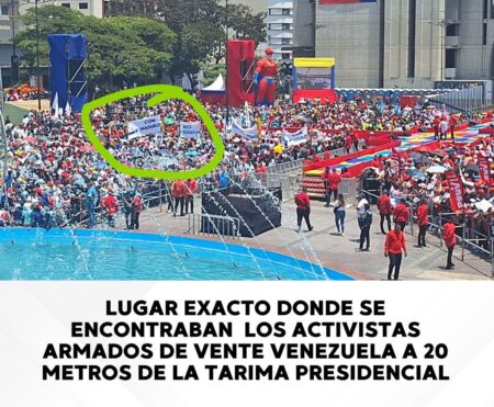 Lugar donde se encontraba Jerry Ostos Perdomo