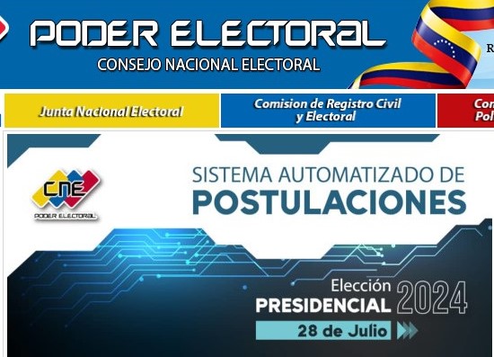 Comienza lapso de postulación de candidatos para el 28 de julio