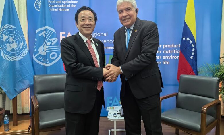 Venezuela presenta a la FAO experiencias agroalimentarias