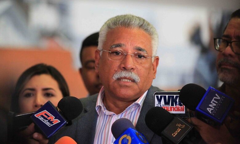 El diputado Ángel Rodríguez, presidente del Parlatino - Venezuela