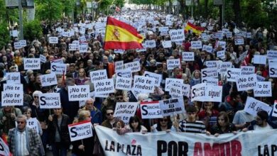 Españoles a las calles en defensa de la democracia