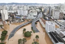 Inundaciones en el sur de Brasil