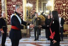 Gladys Gutiérrez entregó cartas credenciales ante el rey de España