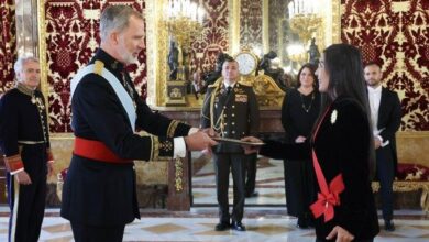 Gladys Gutiérrez entregó cartas credenciales ante el rey de España