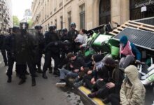Protestas estudiantiles propalestinas se extienden en Europa