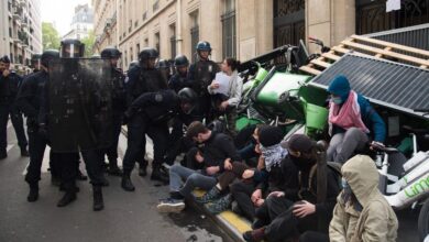 Protestas estudiantiles propalestinas se extienden en Europa