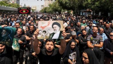 Iraníes despiden al presidente Raisi en Mashad