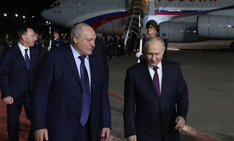 Putin inició visita oficial de dos días a Belarús