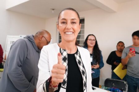 Claudia Sheinbaum, de la coalición Sigamos Haciendo Historia