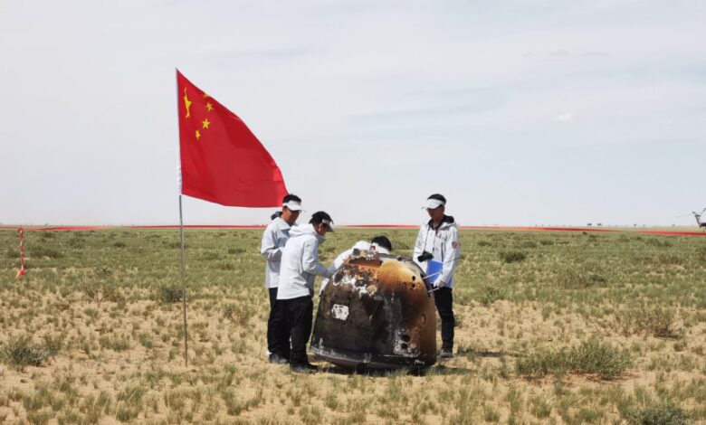 Muestras de la cara oculta de la Luna llegan a la Tierra