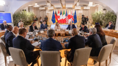 Cumbre de G7 inició en Italia en medio de protestas