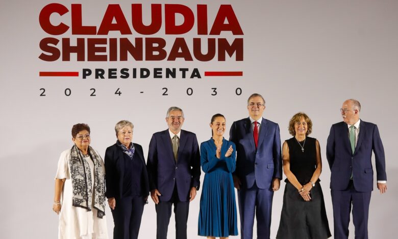 Sheinbaum anuncia a los primeros integrantes de su gabinete