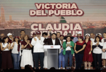 Dan como ganadora a candidata a la presidencia de México por el partido Morena, Claudia Sheinbaum Pardo