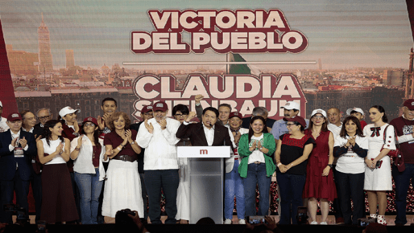 Dan como ganadora a candidata a la presidencia de México por el partido Morena, Claudia Sheinbaum Pardo