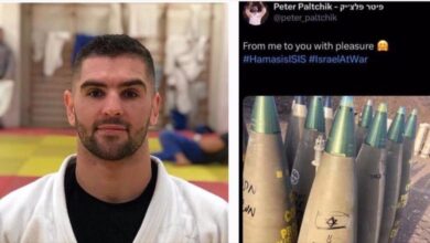 Abanderado olímpico israelí firmó bombas dirigidas a palestinos