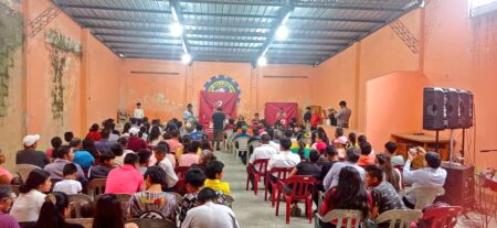 Leonidas Iza en Asamblea Extraordinaria