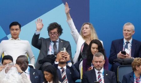 Javier y Karina Milei presentes en la ceremonia inaugural de los Juegos Olímpicos París 2024