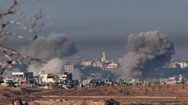 Fuerzas de ocupación israelíes bombardean Gaza