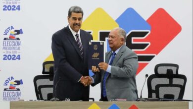 CNE proclamó a Nicolás Maduro como presidente reelecto