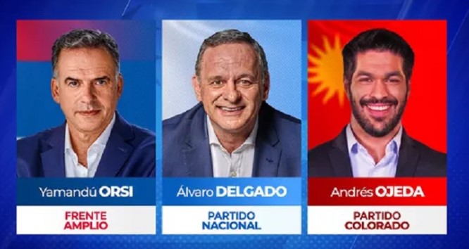 Orsi, Delgado y Ojeda serán candidatos a la presidencia de Uruguay