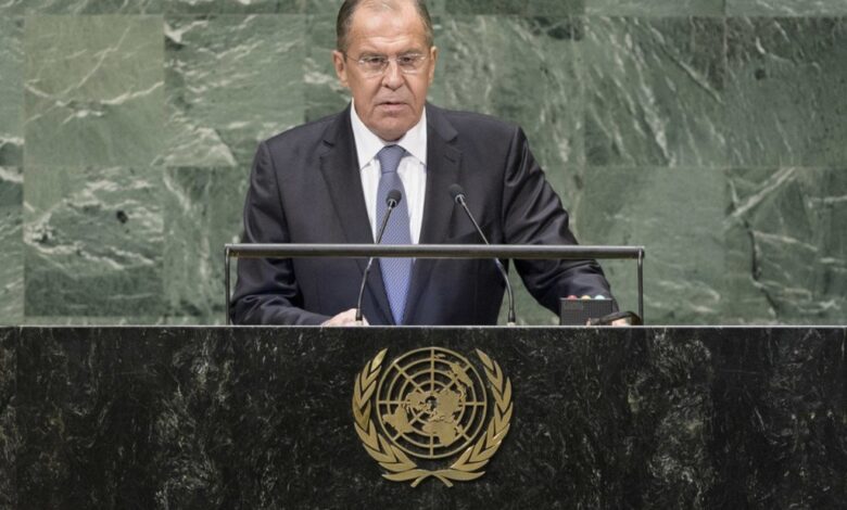 Lavrov: Occidente elige lo que le conviene de la Carta de la ONU