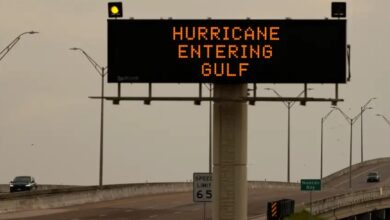 Huracán Beryl, categoría 1 entra en Texas