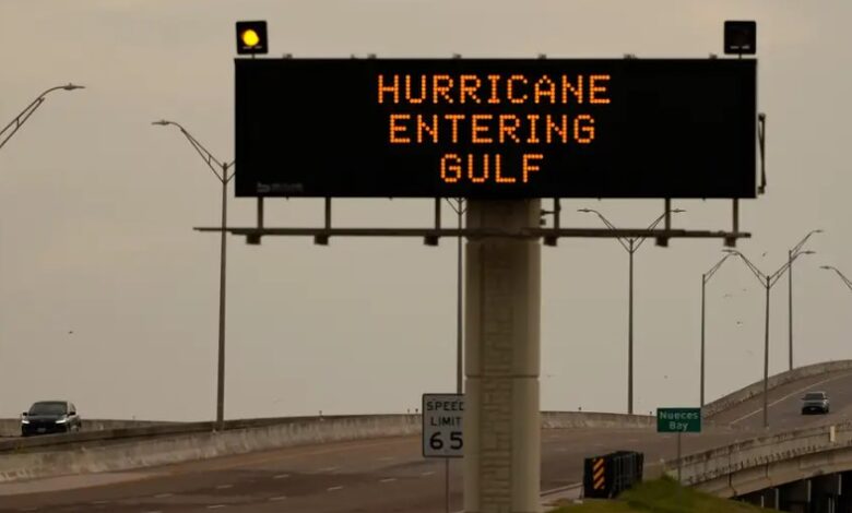 Huracán Beryl, categoría 1 entra en Texas