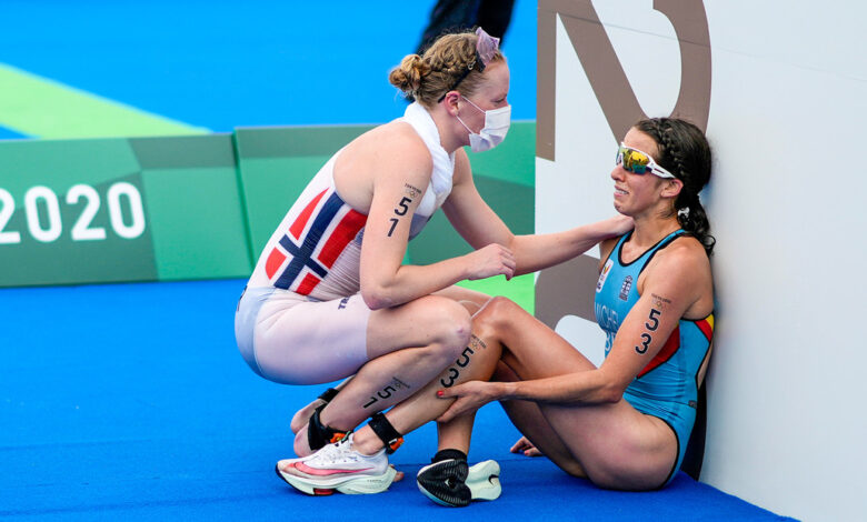 La atleta belga Claire Michel en Tokio, Japón, el 27 de julio de 2021