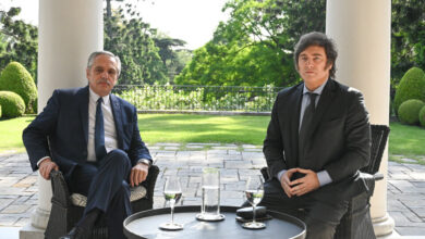 Alberto Fernández y Javier Milei