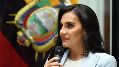 Noboa envió a Abad a Tel Aviv como embajadora y colaboradora para la paz.