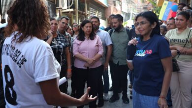 Delcy Rodríguez: Frente al fascismo; la respuesta es más democracia