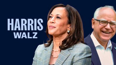 Harris presenta a Tim Walz como compañero de fórmula