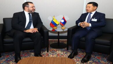 Gobierno Bolivariano estrechó lazos de cooperación con la República Democrática Popular Lao