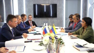 Venezuela y Rusia evalúan agenda bilateral en materia energética