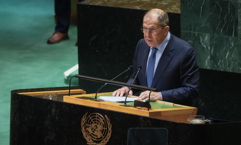 El ministro de Exteriores de Rusia, Serguei Lavrov