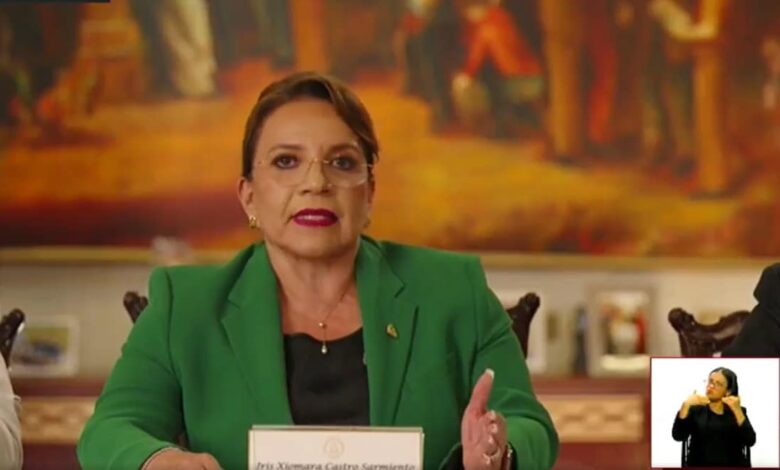 Xiomara Castro reiteró denuncia de golpe de Estado en Honduras