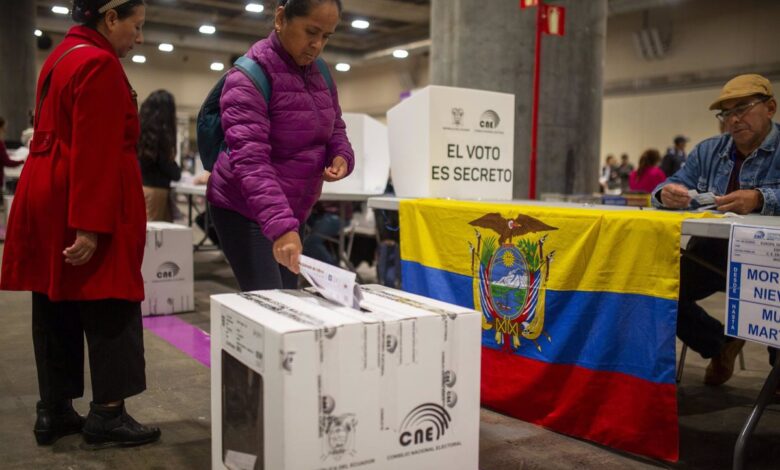 Presidenciales en Ecuador serán el 9 de febrero