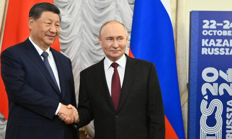 El presidente chino, Xi Jinping, y el líder ruso, Vladímir Putin. Kristina Kormilitsyna / Sputnik